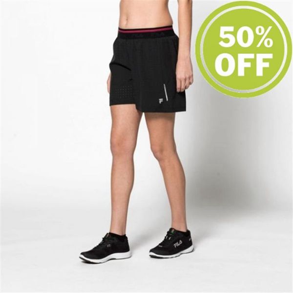 Pantalones Cortos Fila Mujer Negras - Short With Inside Tight Sport With Inside Tight - España 85239